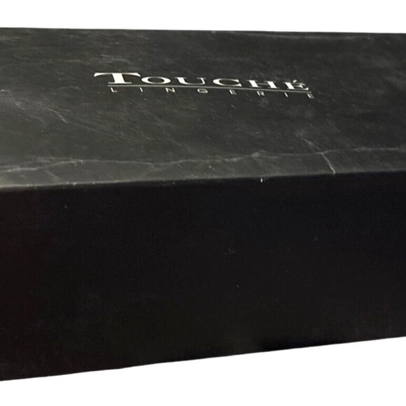 Women Touche Lingerie White Lace Underwire Bra 32C Adjustable Straps Tags Box - Picture 11 of 13